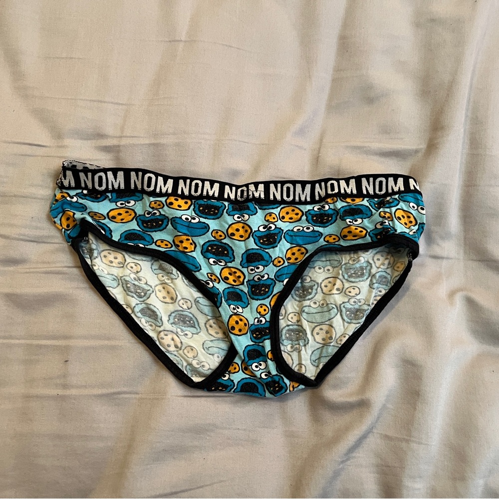 cookie monster cotton panties